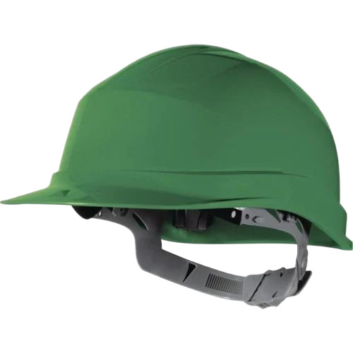 Industrial Green Safety Helmet - HDPE, Standard Size, Multiple Colors | Open Face, Durable, 300-350g, 6 Month Warranty