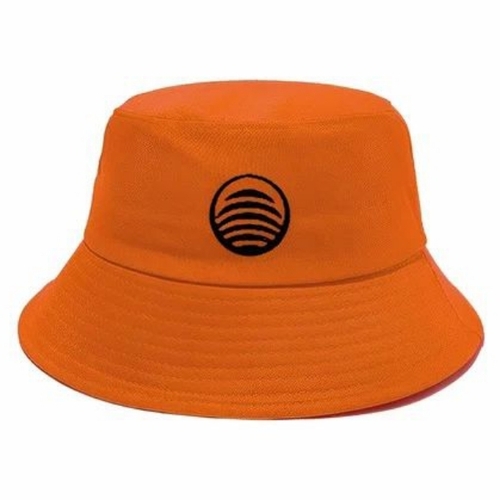 Orange Bucket Cotton Cap