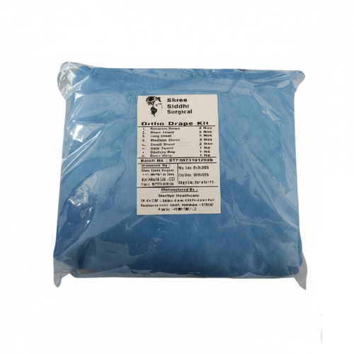 Surgical Drape - Rectangular Blue, Single Use | High Fluid Resistance, Soft, Tear Resistant