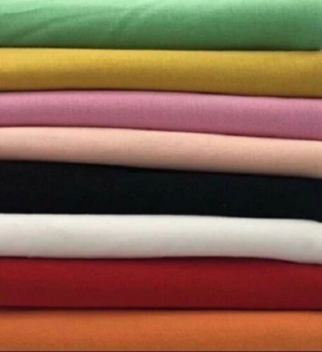 Tencel Lycra Fabric - Lightweight Breathable Material, Washable Plain Texture | Multiple Colors, Machine Wash