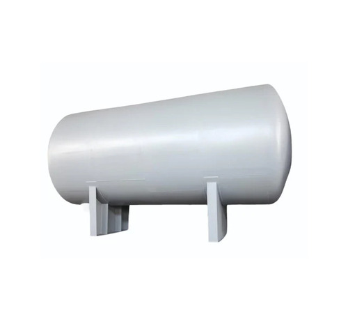 1000L Phosphoric Acid Storage Tank - Mild Steel 15mm Thickness White | Industrial Grade Painted Round Acid Storage