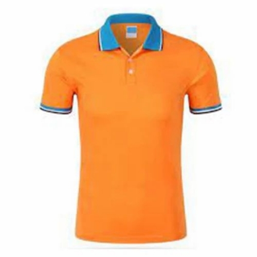 Corporate Event Tshirt - Soft Breathable Fabric, Orange Polo Collar | Casual Style, Comfortable Fit, Durable Stitching