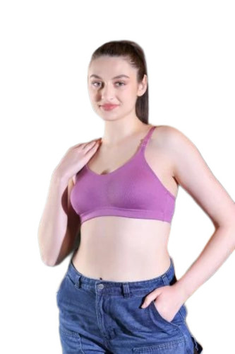 Girls Bra - Cotton, Size 28b-46d, Pink | Breathable, Skin-Friendly, No Marks, Elegant Design