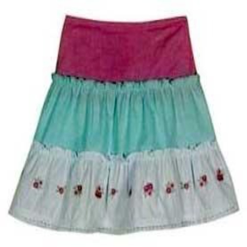 Girls Skirts - Cotton, Sizes S to XXXL, Multicolor | Quick Dry, Lightweight, Neatly Stitched