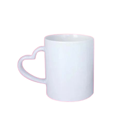 Heart Handle Ceramic Mug