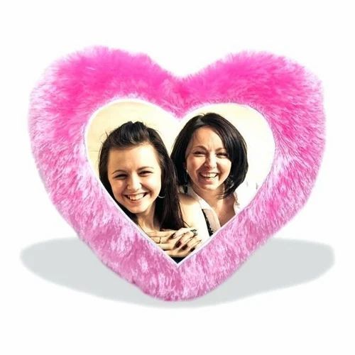 Heart Shaped Sublimation Fur Cushion Covers