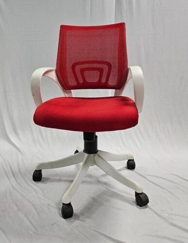 Red Low Back Office Chair