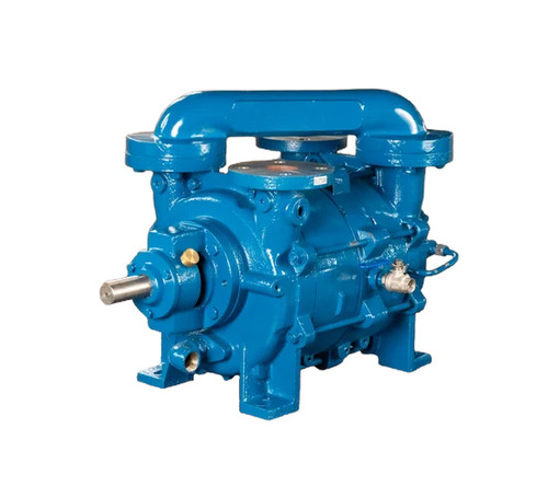 Single Stage Water Vacuum Pumps - Cast Iron, Blue, 4 Torr Vacuum | Industrial Use