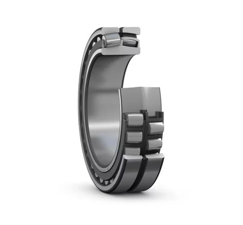 SKF 24144 CC W33 Spherical Roller Bearing - Stainless Steel, Double Row, Polished Silver, Cylindrical Bore