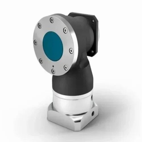 Wpl 070 Precision Right Angle Gearbox - Mild Steel, 400W, Silver and Black, 90 Degrees | Industrial Use, Flange Mounting, 95% Efficiency