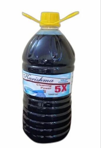 5000ml Toilet Cleaner - Dark Blue Liquid, Floral Fragrance | Prevents Stains, 100% Germs Killing
