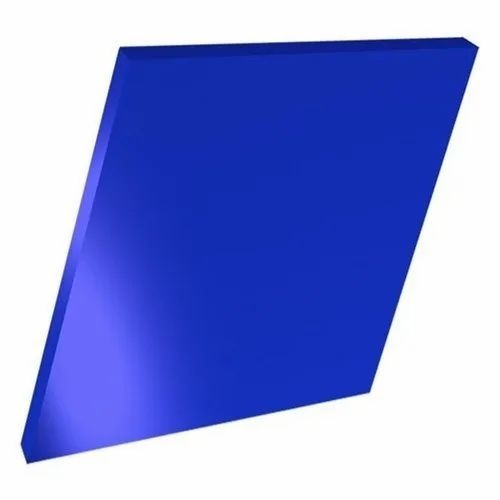 5mm Blue Acrylic Sheet - Acrylic, 6x4 Feet, Blue, Polished | Water Proof, Rectangular, Industrial Use