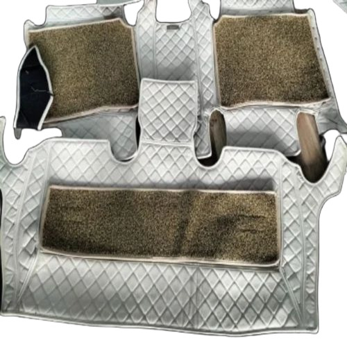 7d Car Floor Mat - Rubber, Large, 10mm Thick Rectangular/Square | Durable, Anti-Slip, Waterproof, Boxed Packaging