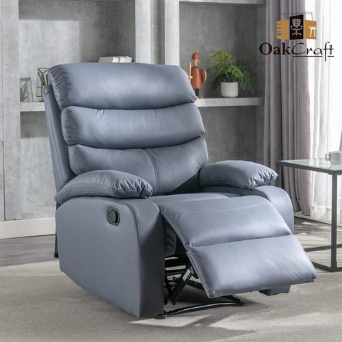 Blue Recliner Chair - Steel, Standard Size, Blue | Durable, Eco-Friendly, Comfortable, New