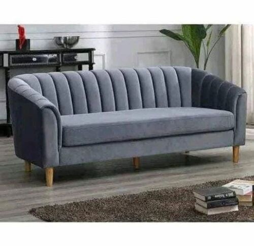 Dim Grey Office Sofa - Standard Size, Gray | Durable, Eco-Friendly, Modern Design