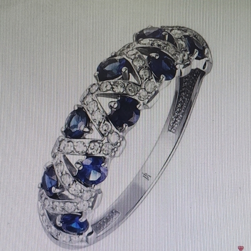 Lab grown diamond finger ring 