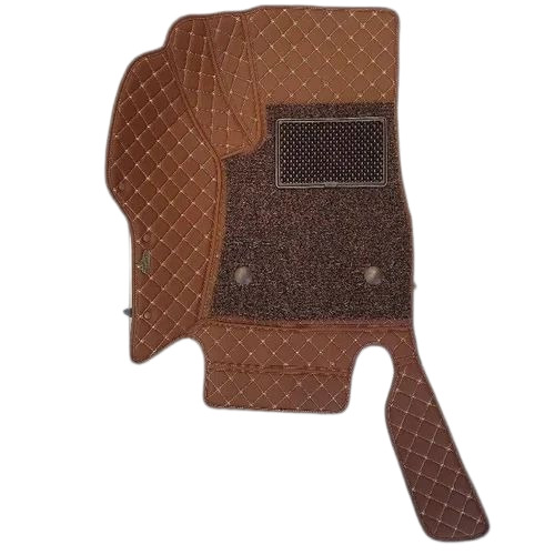 Leather Car Mat - Leather, Large, 10mm Thick, Rectangular | Durable, Anti Slip, Waterproof, Soft