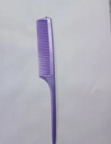 Long Tail Plastic Combs - Solid Plastic, Multi-Color | Break-Resistant, Travel-Friendly, Easy to Clean, Good Gripping