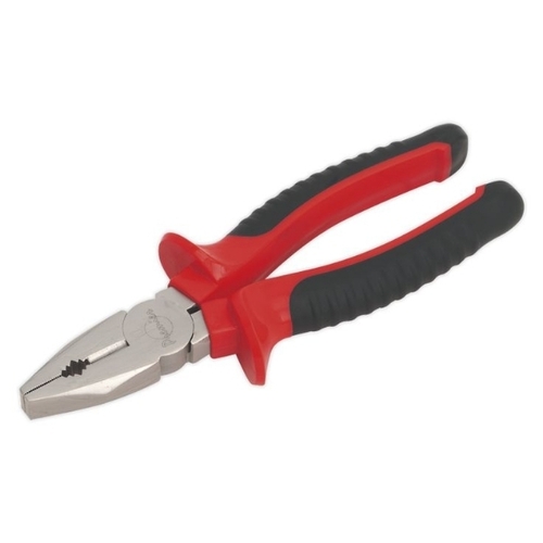 Pliers - Carbon Steel Silver Black Red | Low Friction Smooth Rotation Wear Resistant Reduced Vibration