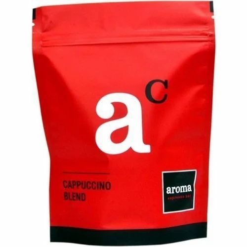 Printed Food Packaging Pouches - Plastic 8x12 Inch, Multicolor | Stand Up Pouch, Zipper Closure, Heat Seal, Water Resistant