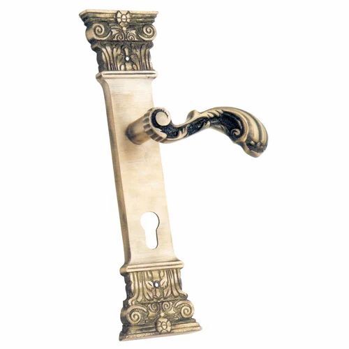 Brass Lock Door Handle - Design Type: Standard
