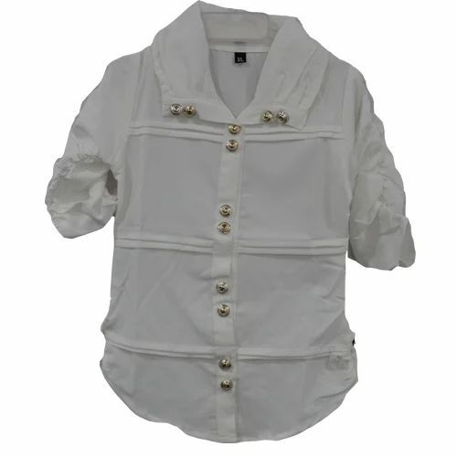 Girls Formal Top - Color: White