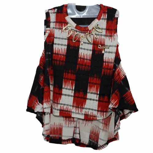 Girls Party Wear Top - Cotton, Multi Color, Sleeveless | Elegant Design, Comfortable Fit, Breathable