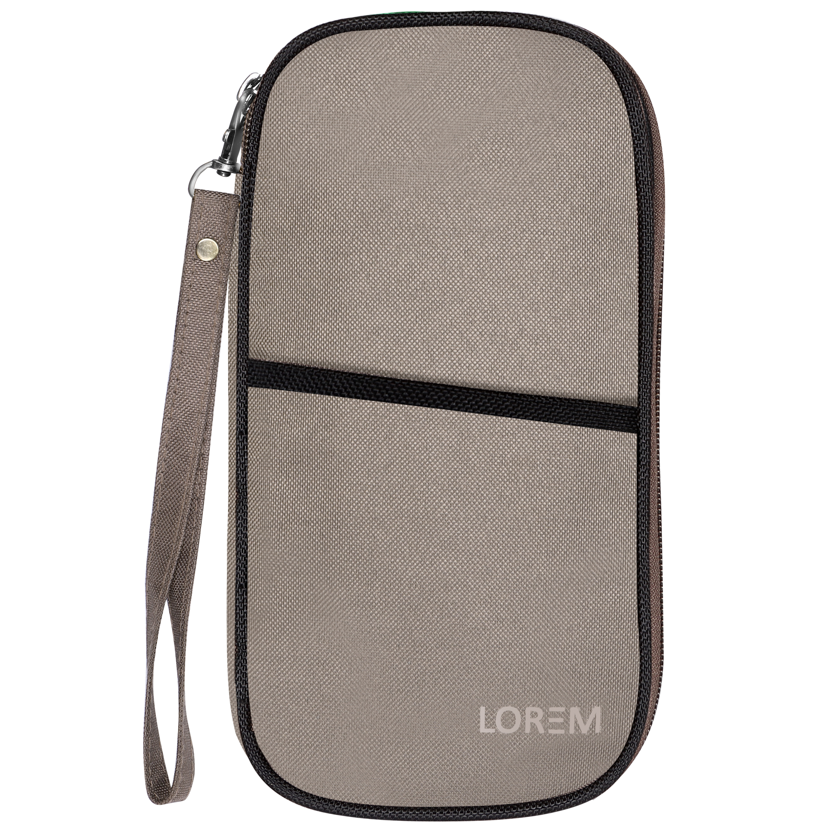 Lorem Grey Texture Organizer For Men & Women Og14 - Application: Travel / Document Storage / Passport Holder