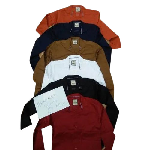 Men Plain Cotton Shirt