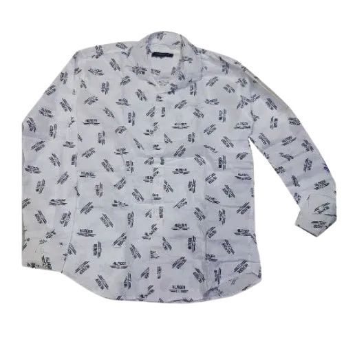 Men Regular Fit Printed Cotton Shirt