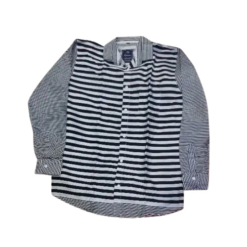 Mens Striped Cotton Shirt