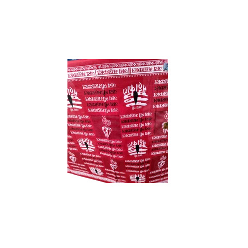 Red Cotton Mahakal Dupatta - Pure Cotton, Red, Digital Print | Traditional, Women, Daily Wear, Casual, Hand Wash