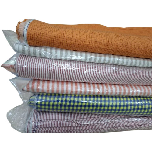 Rich European Linen Checks Fabric