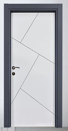Wpc Door - Wood Plastic Composite, Standard Size, White | Easy to Install, Crack and Water Resistant, Elegant Design