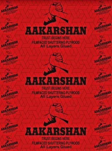 Aakarshan Shuttering Plywoods - Hardwood Eucalyptus 8ft x 4ft Red, 12mm Thickness, Alkaline Resistant, Moisture Proof, Termite Resistant