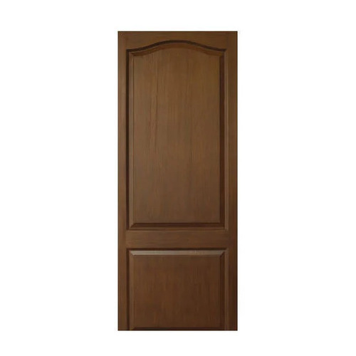 Brown Wood Panel Door - Solid Wood, Customized Size, Dark Brown, Swing Interior Door | Polished Finish, For Home Hotels