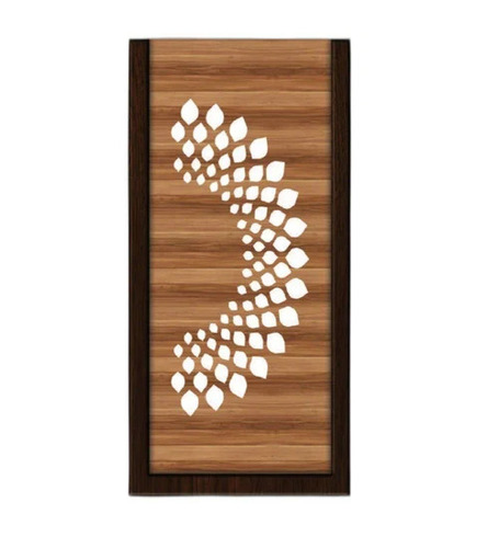 Burma Teak Wood Pooja Room Door - Teak Wood 32mm Thickness Multicolor | Solid Wood Frame Swing Open Finished Surface