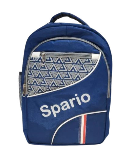 Dark Blue Polyester School Bag
