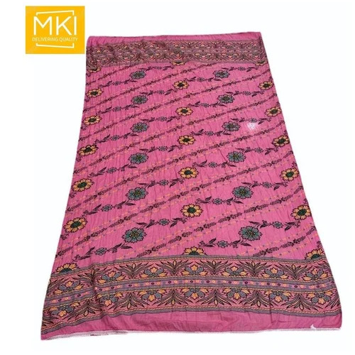 Floral Printed Cotton Dupatta - Cotton, 2 Meter, Multicolor | Ethnic Indian, Women's Casual Party Wear, Hand Wash