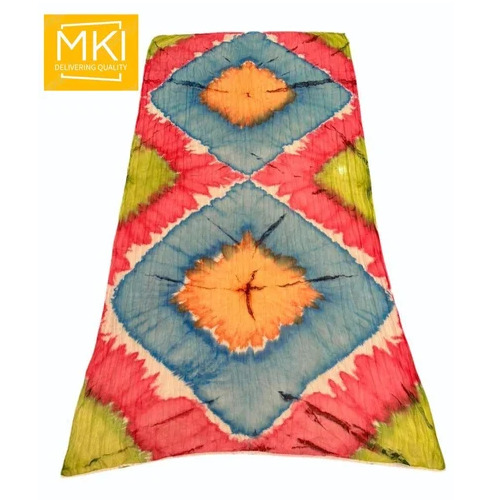Ladies Tie And Dye Printed Cotton Dupatta - Cotton, 2 Meter, Multicolor | Hand Wash, Traditional, Casual Party Wear
