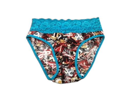 Printed Cotton Panties - Cotton, Sizes 28-42, Multicolor | Fade Resistant, Mid-Waist Bikini, Elegant Printed Design