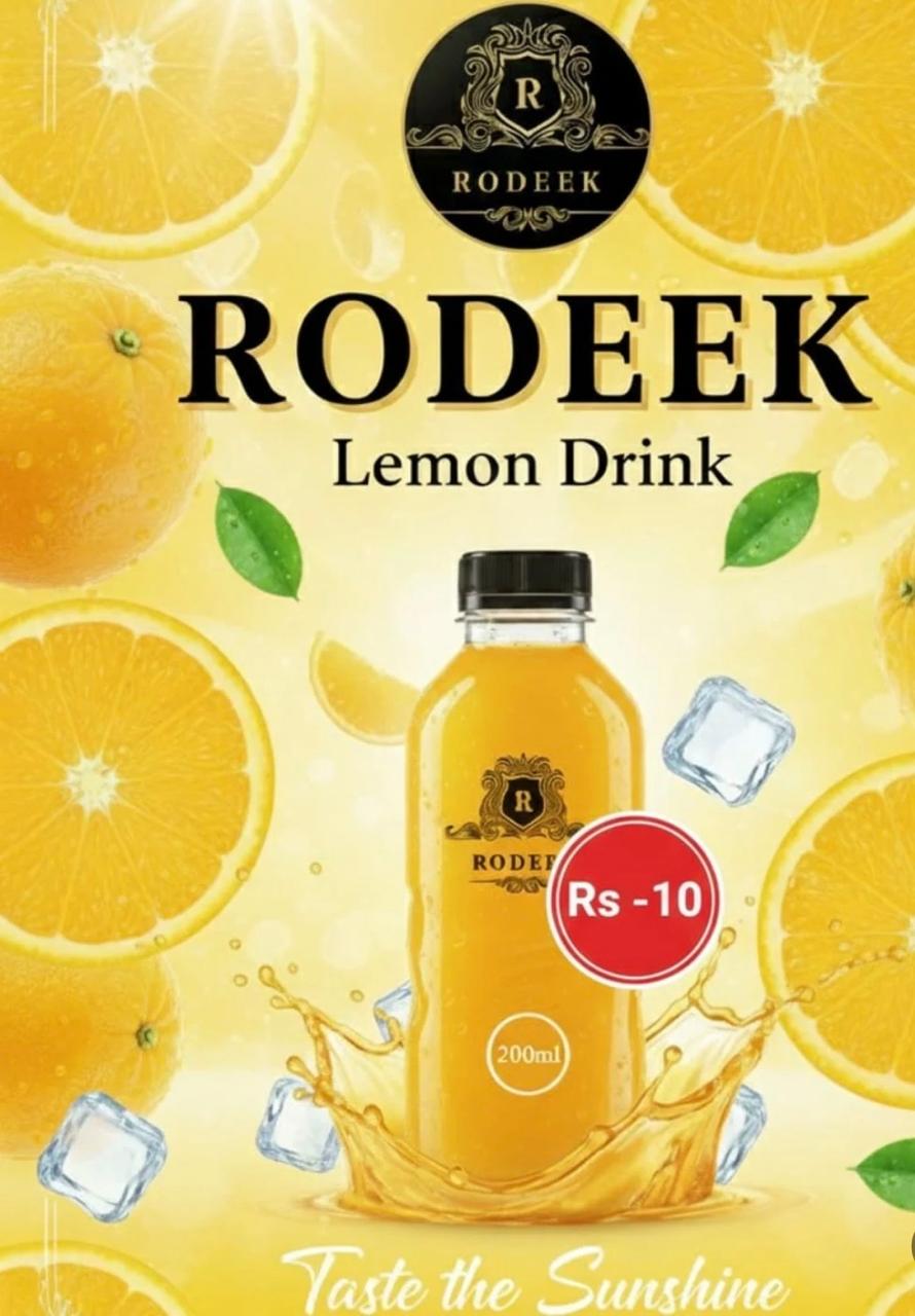 Rodeek Lemon Drink - Alcohol Content (%): 0%