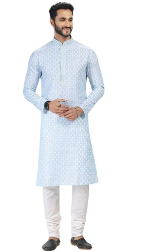 Round Neck Mens Cotton Kurta Pajama
