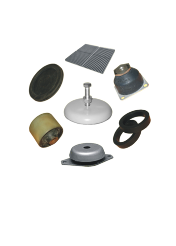 Shock Absorbing Rubber Mount Pad