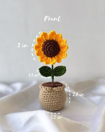 Sun Flower Pot
