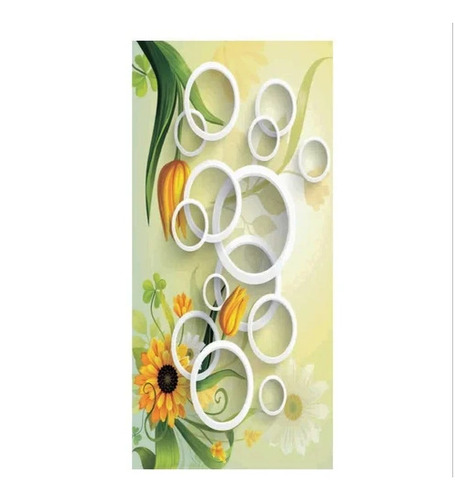 Wooden Hinged Digital Printed Door - Solid Wood, 30 mm Thickness, Multicolor | Laminated Finish, Swing Open, Kitchen Residential Use