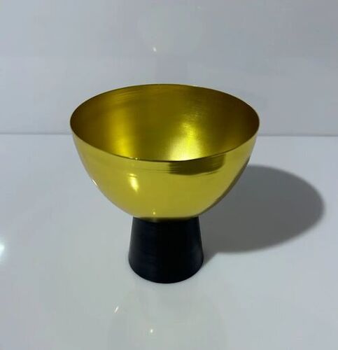 5 Inch Golden Candle Holder