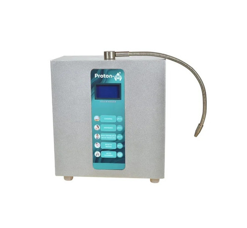 7 Plates Alkaline Water Ionizer - Plastic, 1000 L Storage, 2 LPM Purification | Wall Mounted, 220V, LCD Display