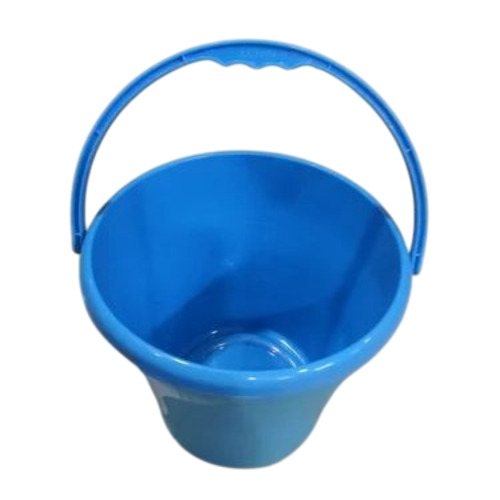 Blue Bathroom Plastic Bucket - Plastic, 25 L, Blue, Round | Rigid, Leak Protection, Fine Finished, Durable