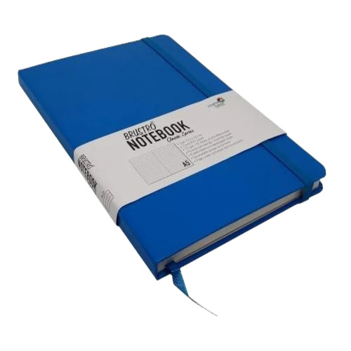 Blue Elastic Notebook Diary